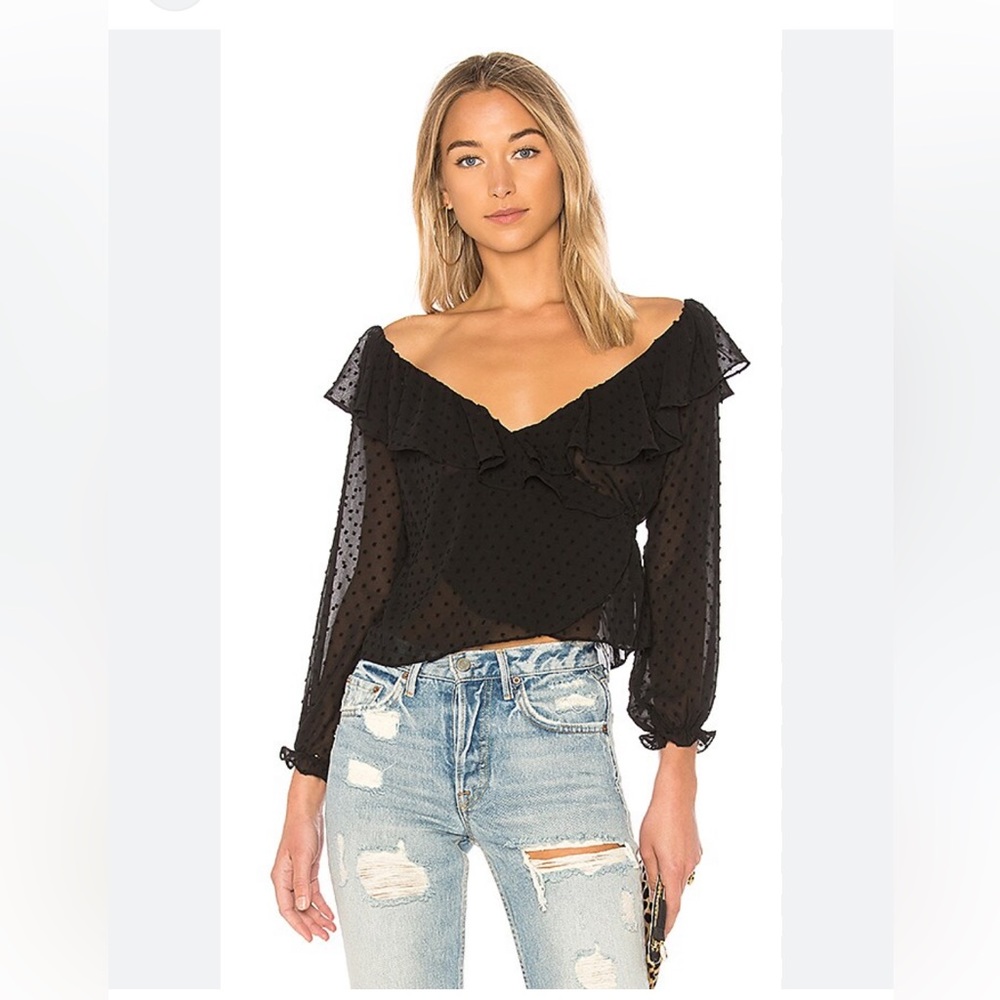 REVOLVE x Majorelle Helena Top Black Size S